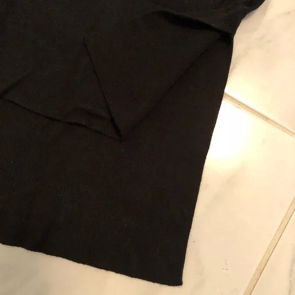 Zara black long sleeve lightweight sweater. EUC! - Picture 4 of 5